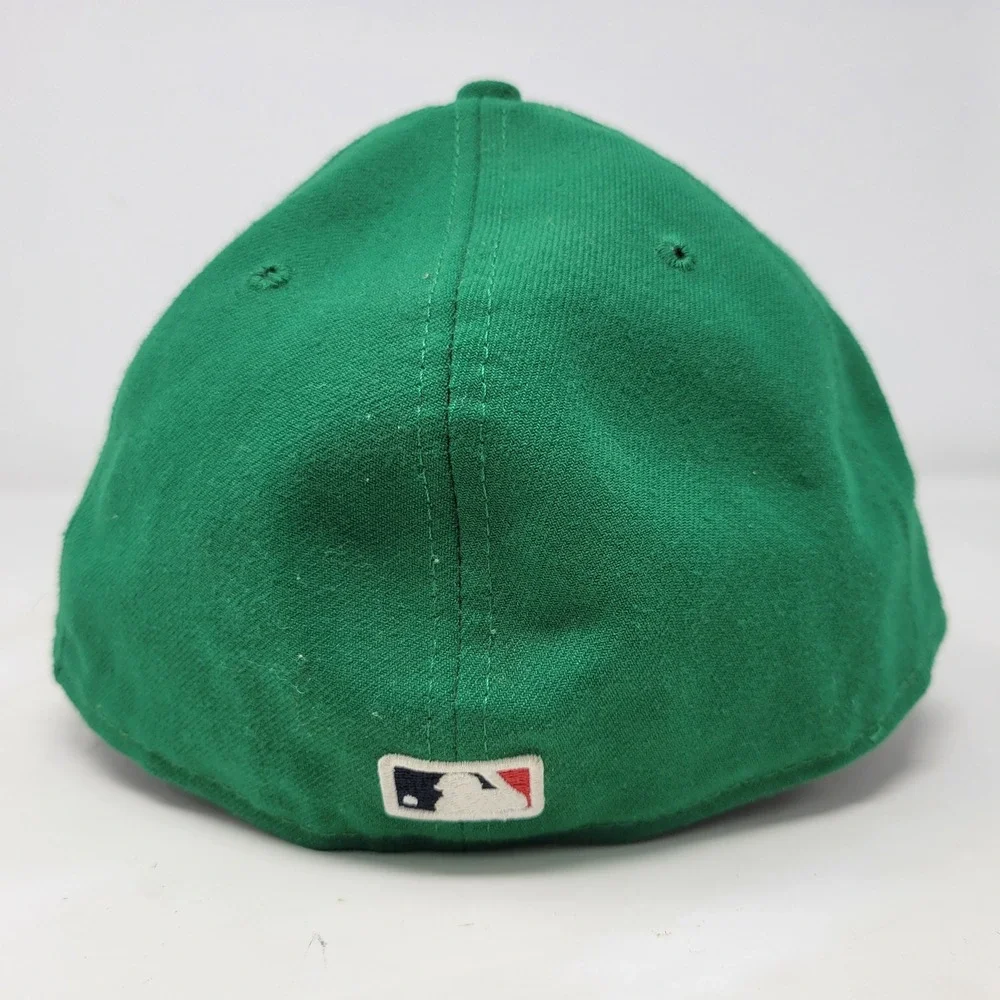 New Era 59FIFTY Boston Red Sox MLB On-Field Fitted Hat Green Size 7 1/2